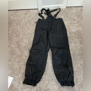 Hill Toppers Black Men’s Ski Bibs Overalls